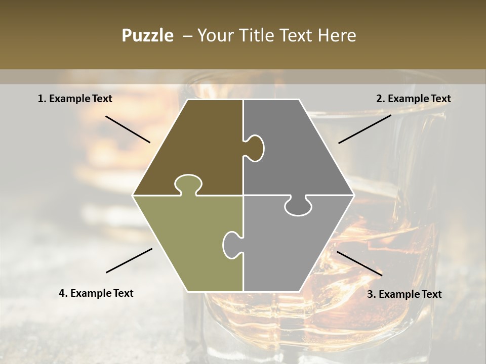 Reflection Luxury Brandy PowerPoint Template