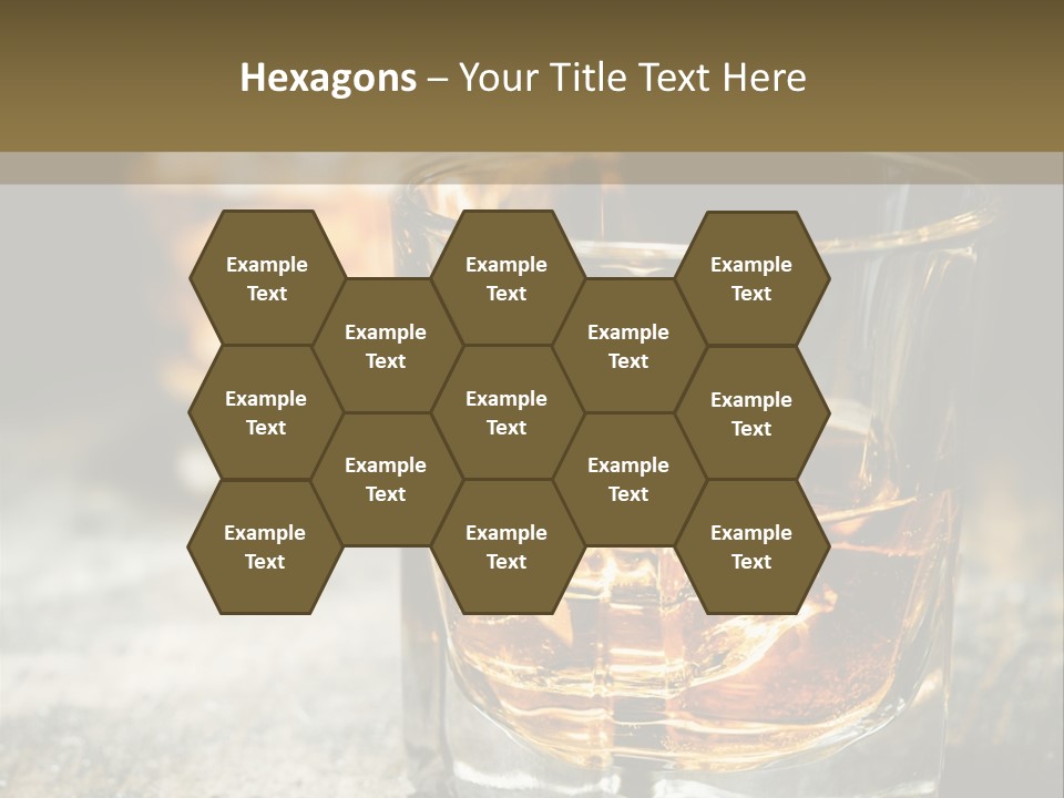 Reflection Luxury Brandy PowerPoint Template