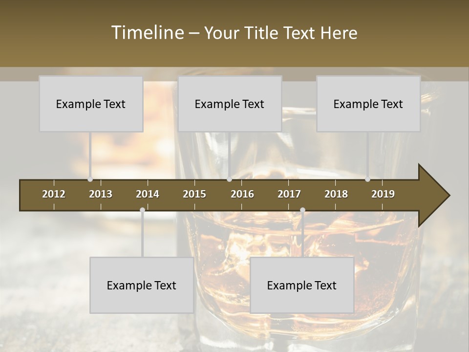 Reflection Luxury Brandy PowerPoint Template