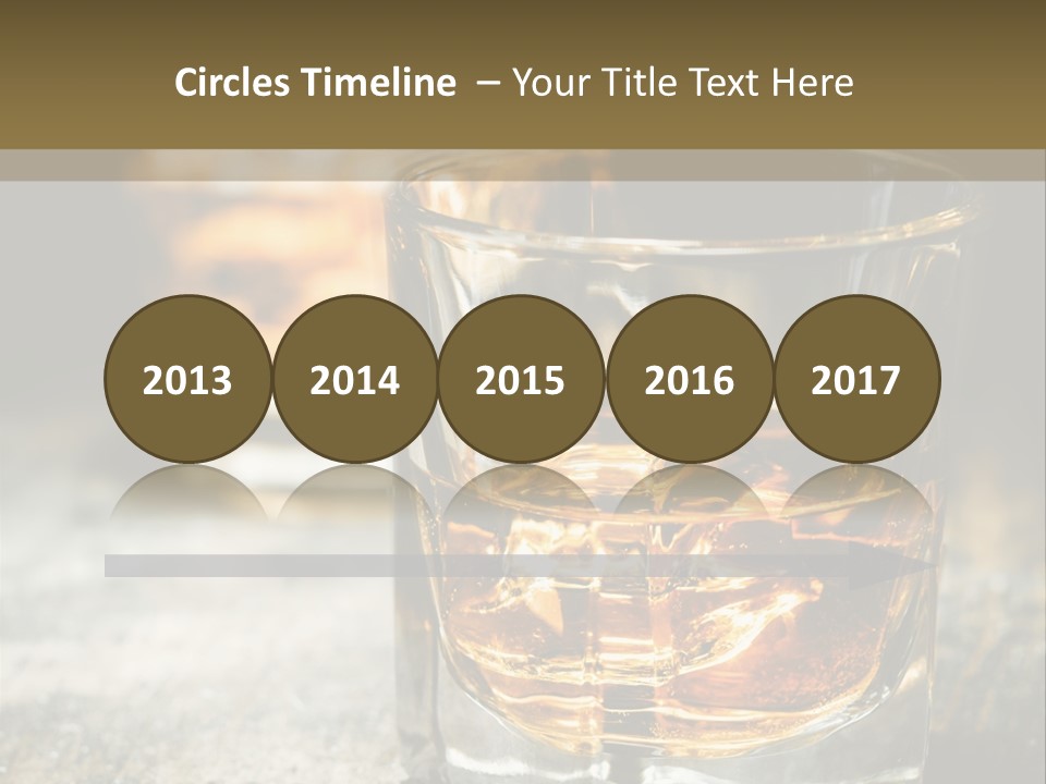 Reflection Luxury Brandy PowerPoint Template