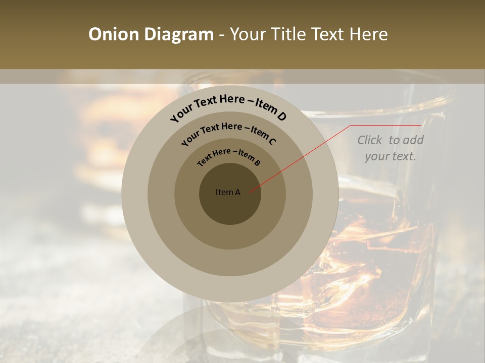 Reflection Luxury Brandy PowerPoint Template