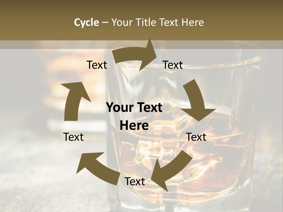 Reflection Luxury Brandy PowerPoint Template