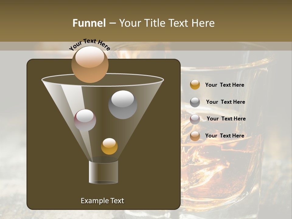 Reflection Luxury Brandy PowerPoint Template