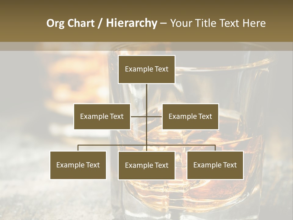 Reflection Luxury Brandy PowerPoint Template