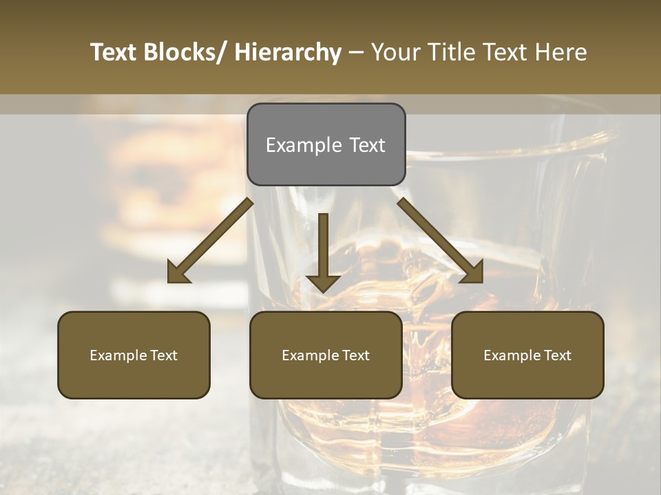 Reflection Luxury Brandy PowerPoint Template