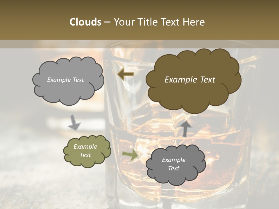 Reflection Luxury Brandy PowerPoint Template