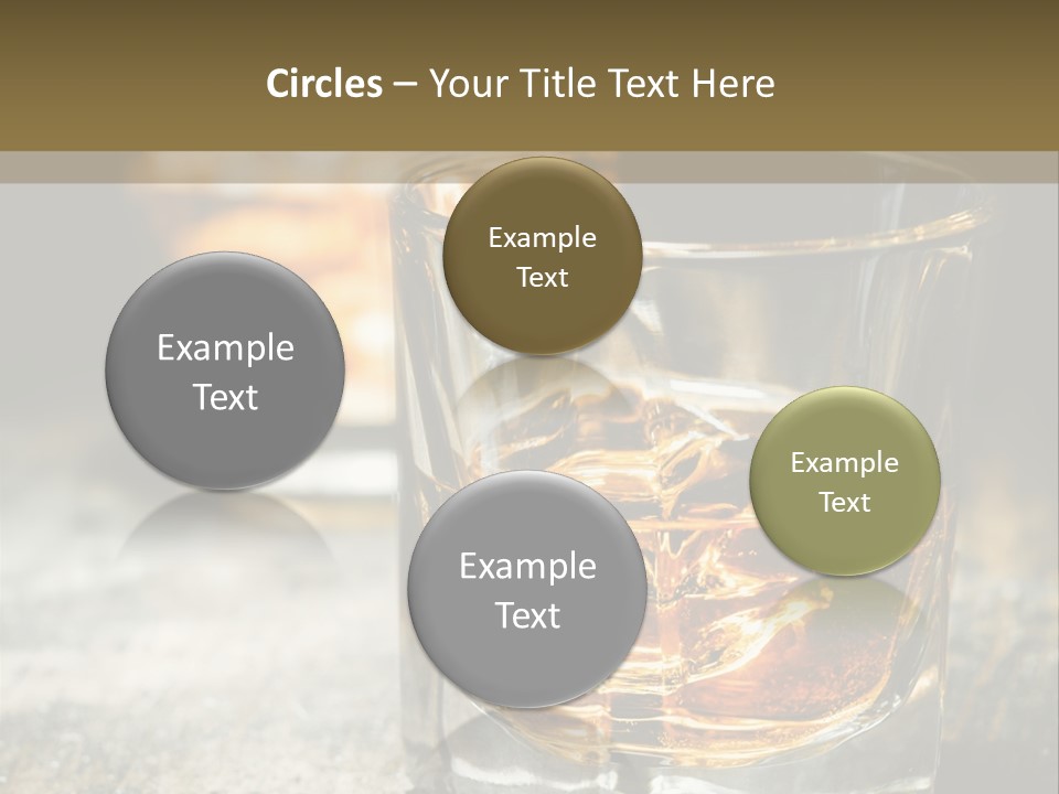 Reflection Luxury Brandy PowerPoint Template