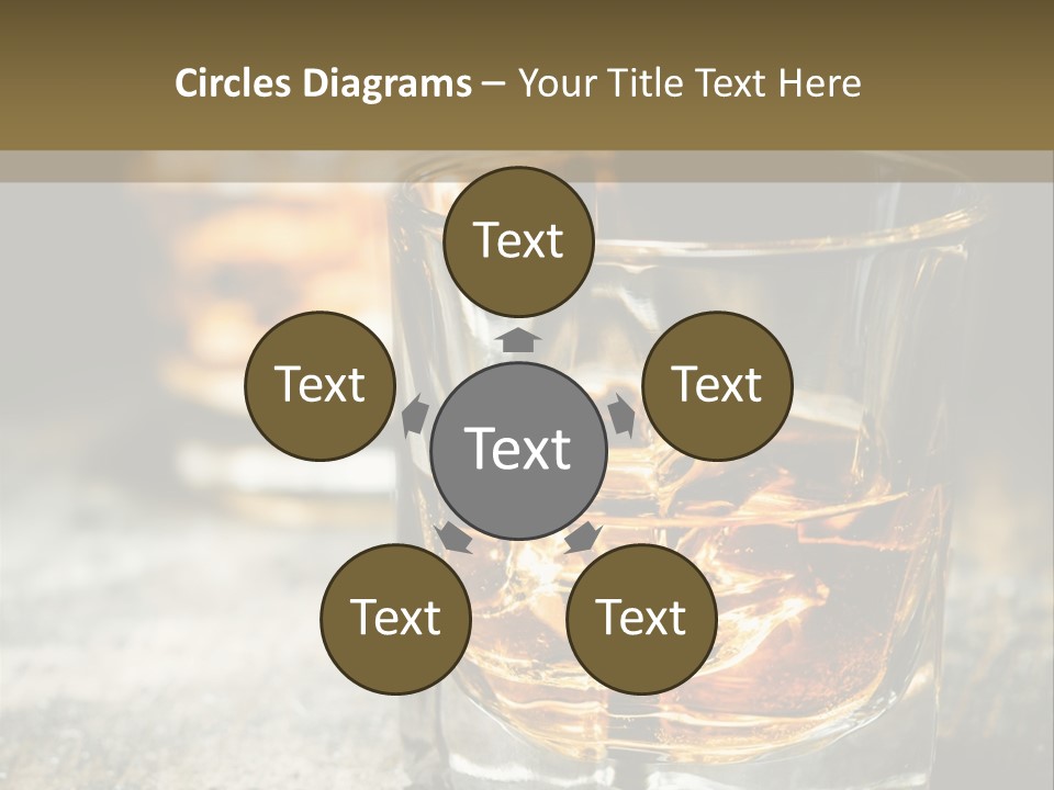 Reflection Luxury Brandy PowerPoint Template