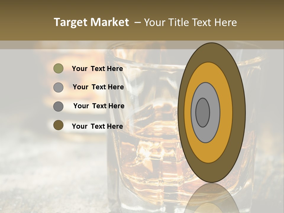 Reflection Luxury Brandy PowerPoint Template