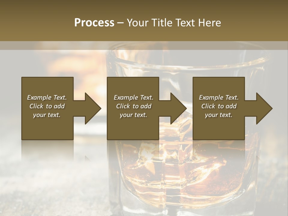 Reflection Luxury Brandy PowerPoint Template