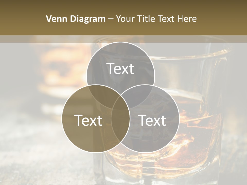 Reflection Luxury Brandy PowerPoint Template