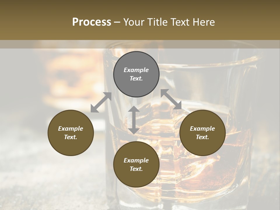 Reflection Luxury Brandy PowerPoint Template