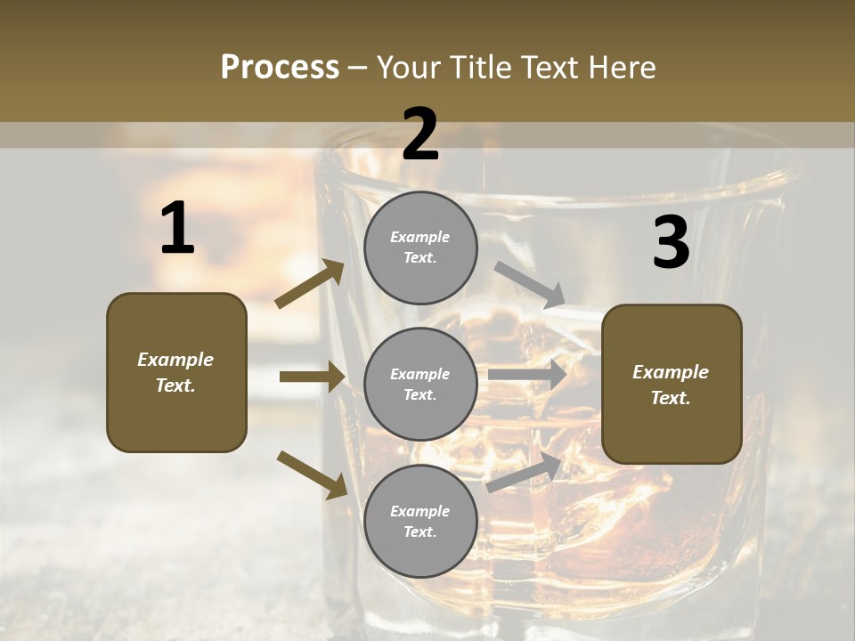 Reflection Luxury Brandy PowerPoint Template