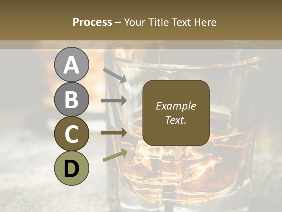 Reflection Luxury Brandy PowerPoint Template