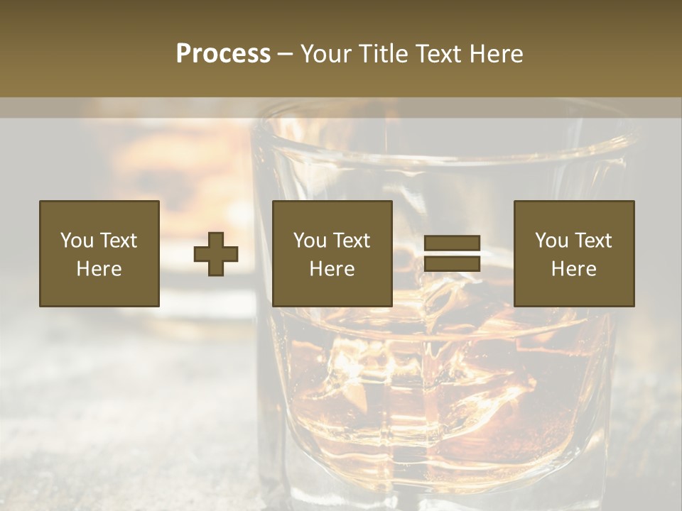 Reflection Luxury Brandy PowerPoint Template