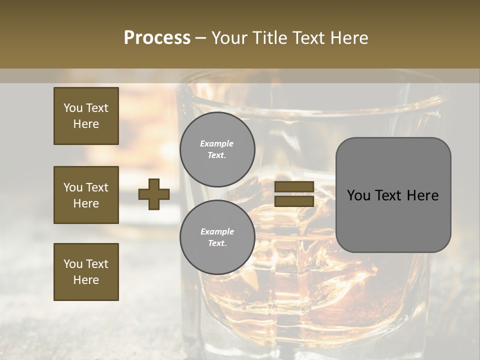 Reflection Luxury Brandy PowerPoint Template