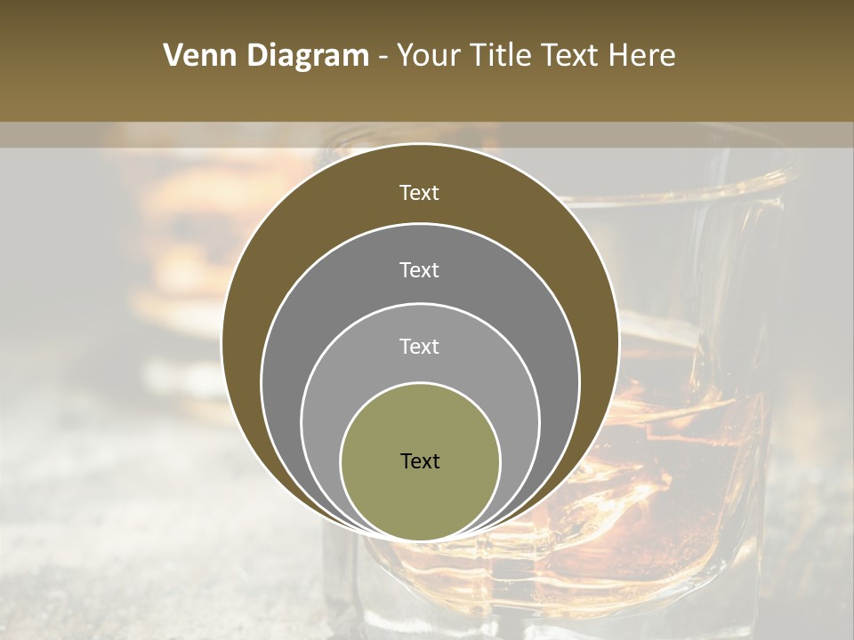 Reflection Luxury Brandy PowerPoint Template