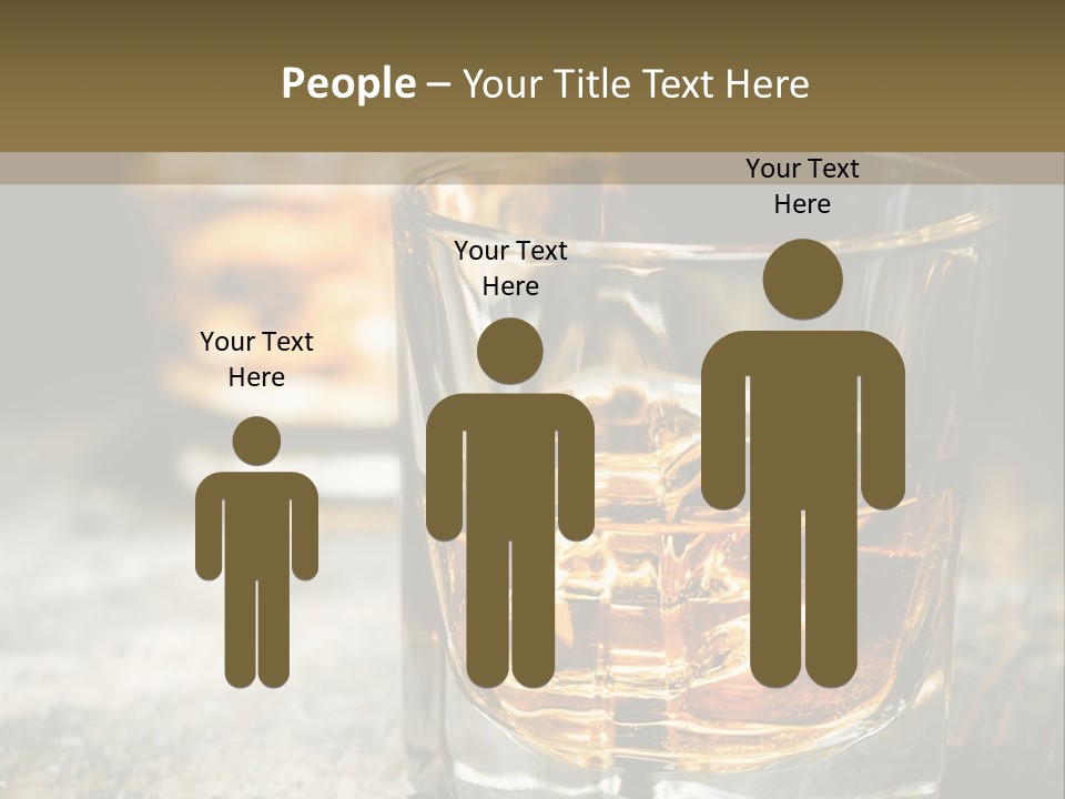 Reflection Luxury Brandy PowerPoint Template