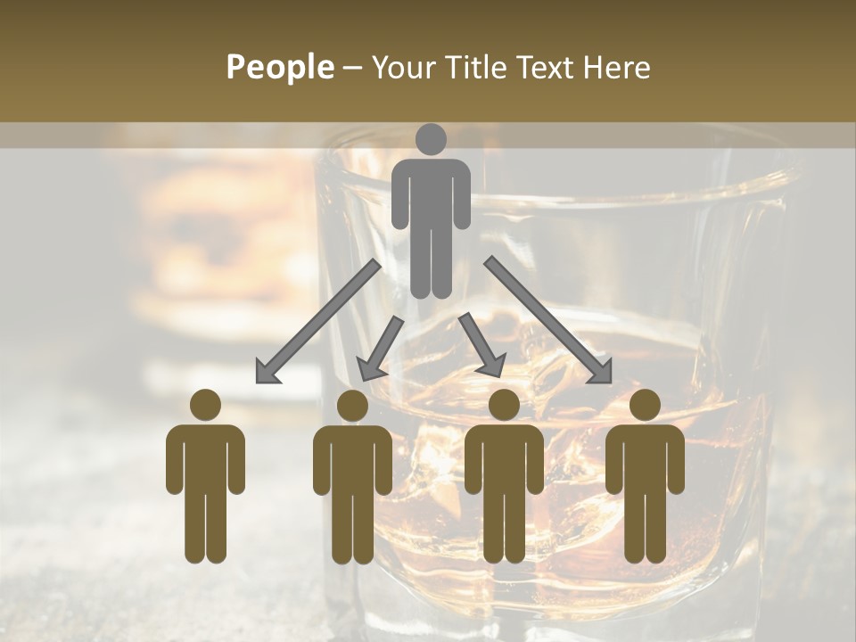 Reflection Luxury Brandy PowerPoint Template