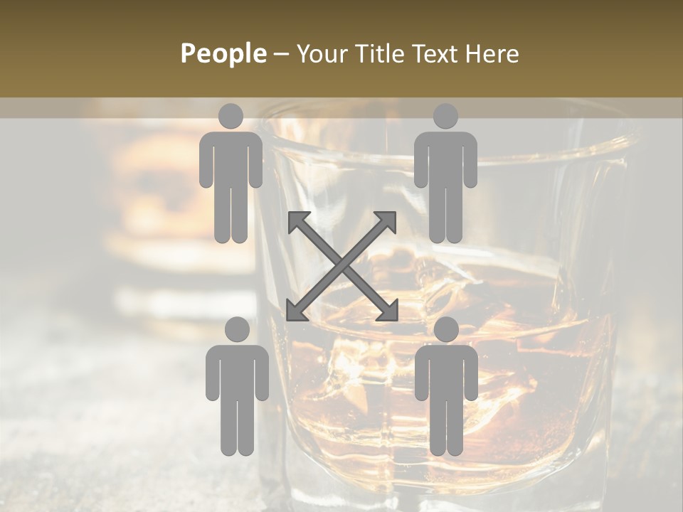 Reflection Luxury Brandy PowerPoint Template