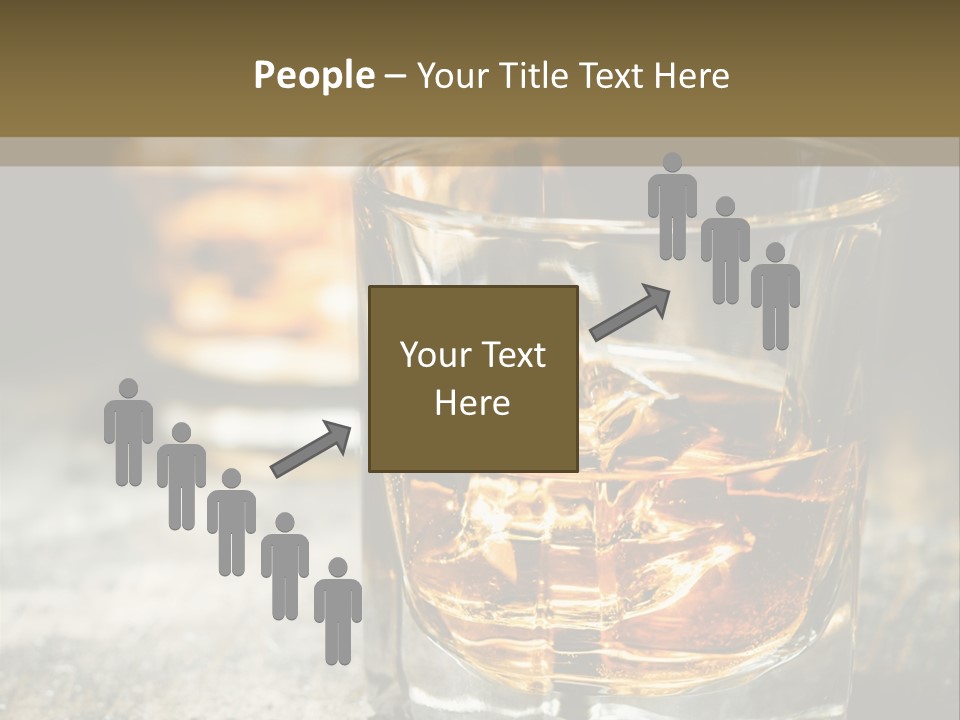 Reflection Luxury Brandy PowerPoint Template