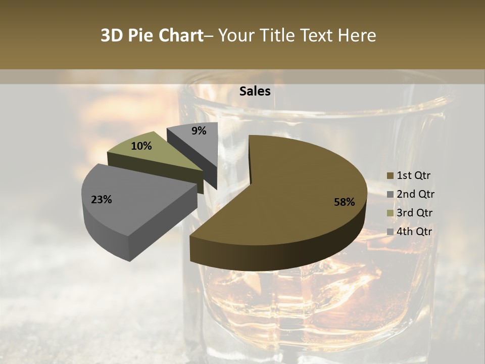 Reflection Luxury Brandy PowerPoint Template