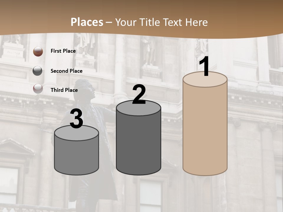 Landmark Tourist Attraction Painter PowerPoint Template