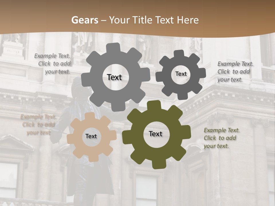 Landmark Tourist Attraction Painter PowerPoint Template