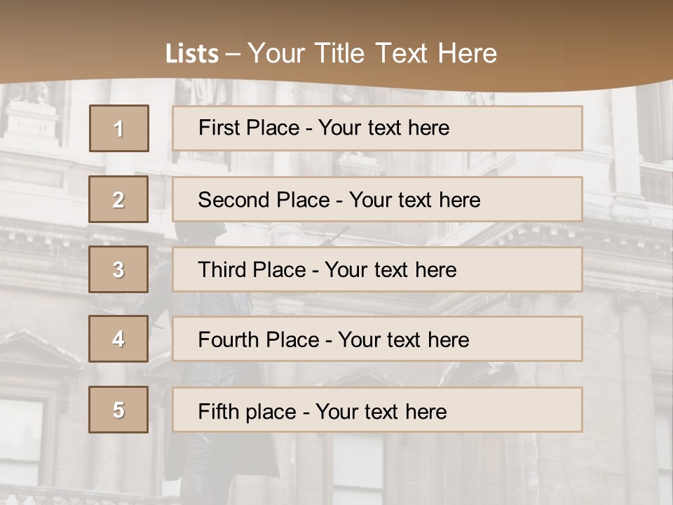 Landmark Tourist Attraction Painter PowerPoint Template