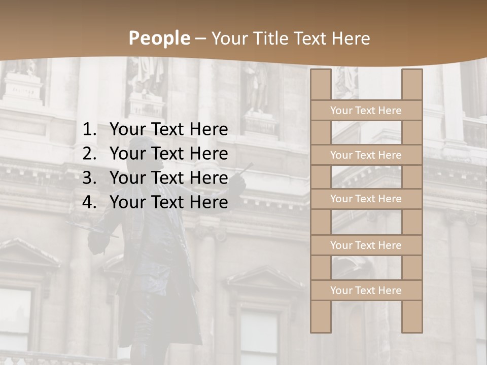 Landmark Tourist Attraction Painter PowerPoint Template