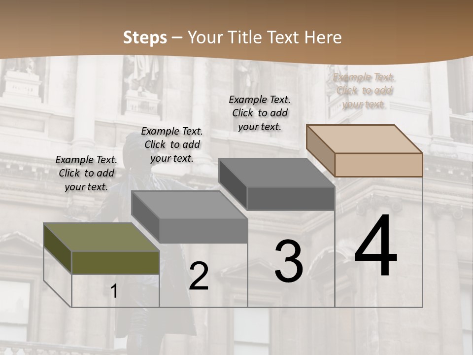 Landmark Tourist Attraction Painter PowerPoint Template