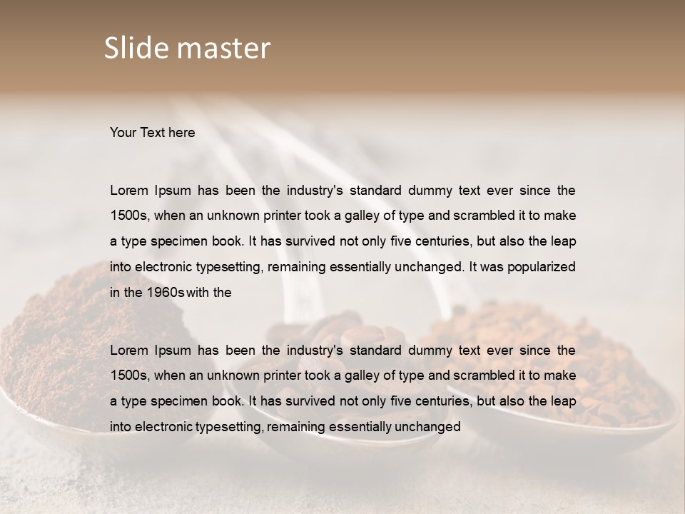 Old Fashioned Coffee Retro PowerPoint Template