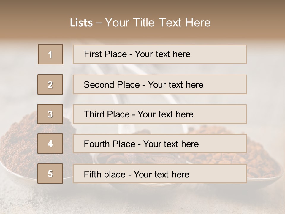 Old Fashioned Coffee Retro PowerPoint Template