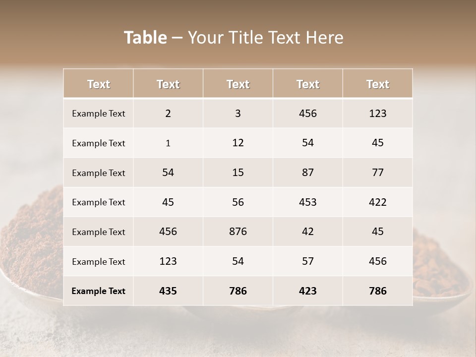 Old Fashioned Coffee Retro PowerPoint Template