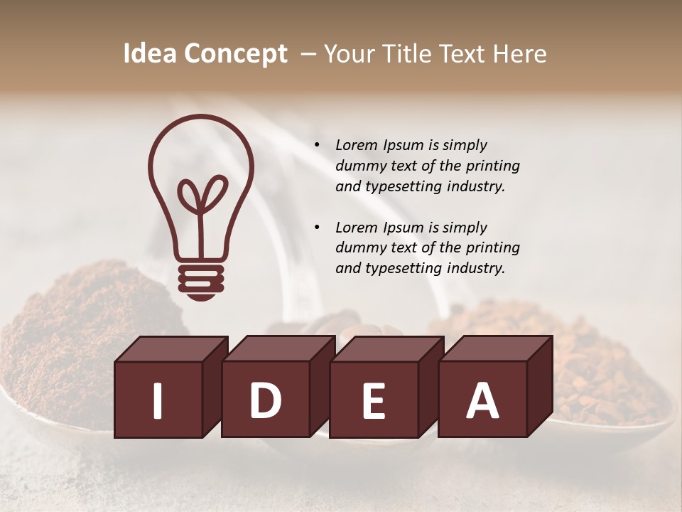 Old Fashioned Coffee Retro PowerPoint Template