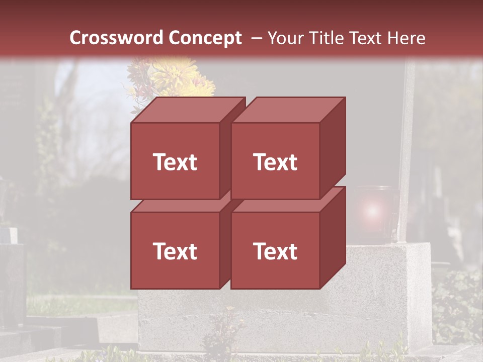 Digger Inscription Stone PowerPoint Template