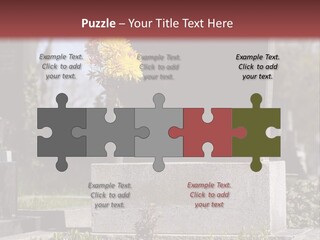 Digger Inscription Stone PowerPoint Template