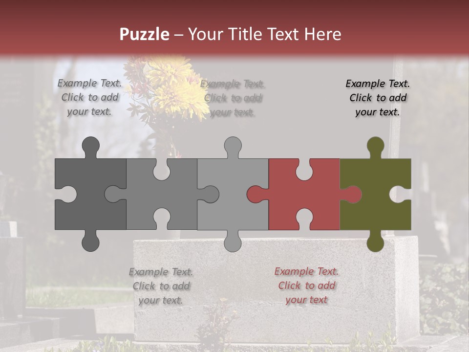 Digger Inscription Stone PowerPoint Template