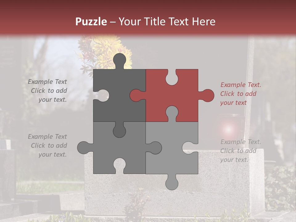 Digger Inscription Stone PowerPoint Template