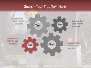 Digger Inscription Stone PowerPoint Template