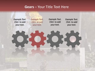 Digger Inscription Stone PowerPoint Template