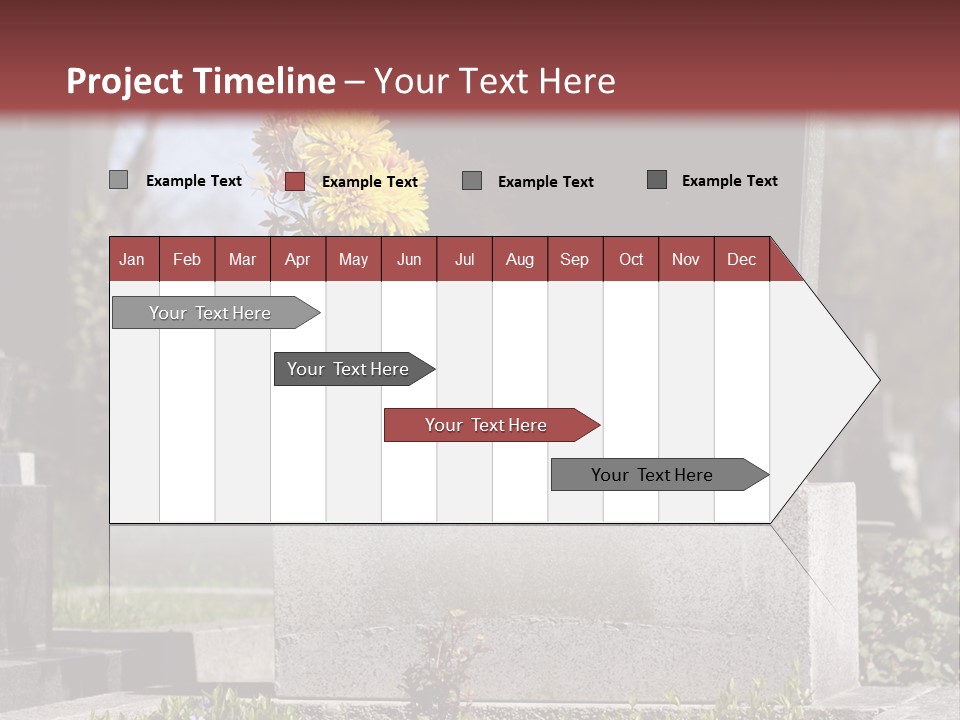 Digger Inscription Stone PowerPoint Template