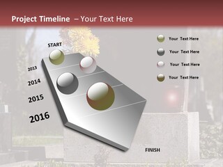 Digger Inscription Stone PowerPoint Template
