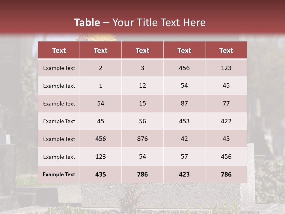 Digger Inscription Stone PowerPoint Template