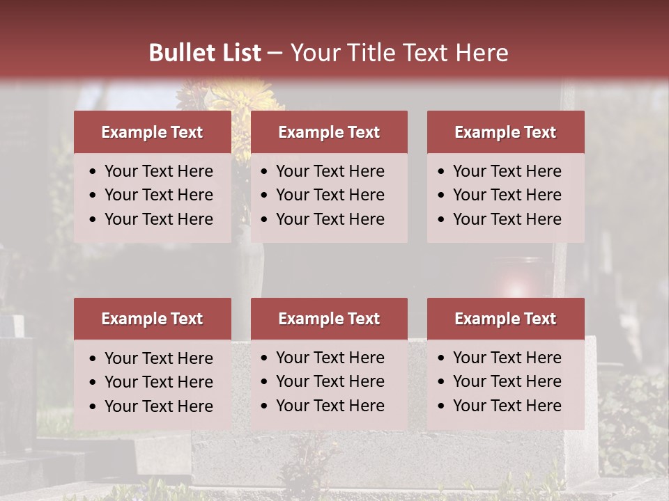 Digger Inscription Stone PowerPoint Template