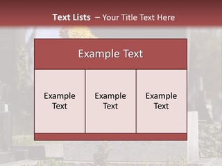 Digger Inscription Stone PowerPoint Template