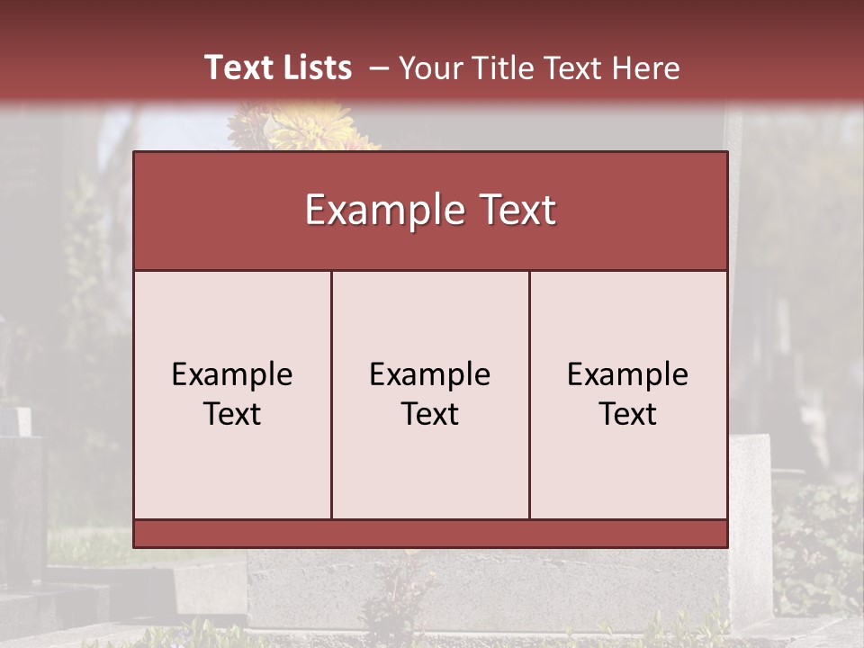 Digger Inscription Stone PowerPoint Template