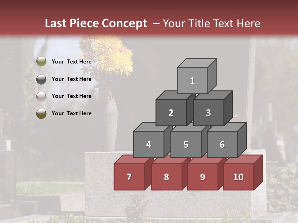Digger Inscription Stone PowerPoint Template