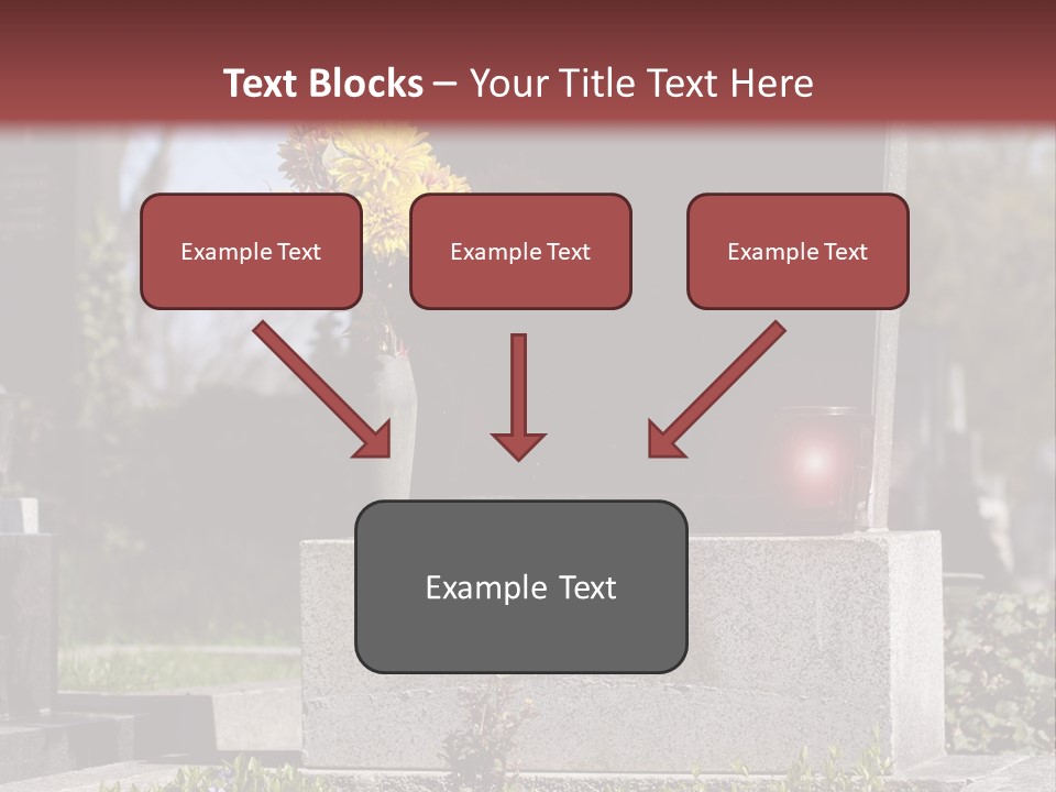 Digger Inscription Stone PowerPoint Template