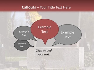 Digger Inscription Stone PowerPoint Template